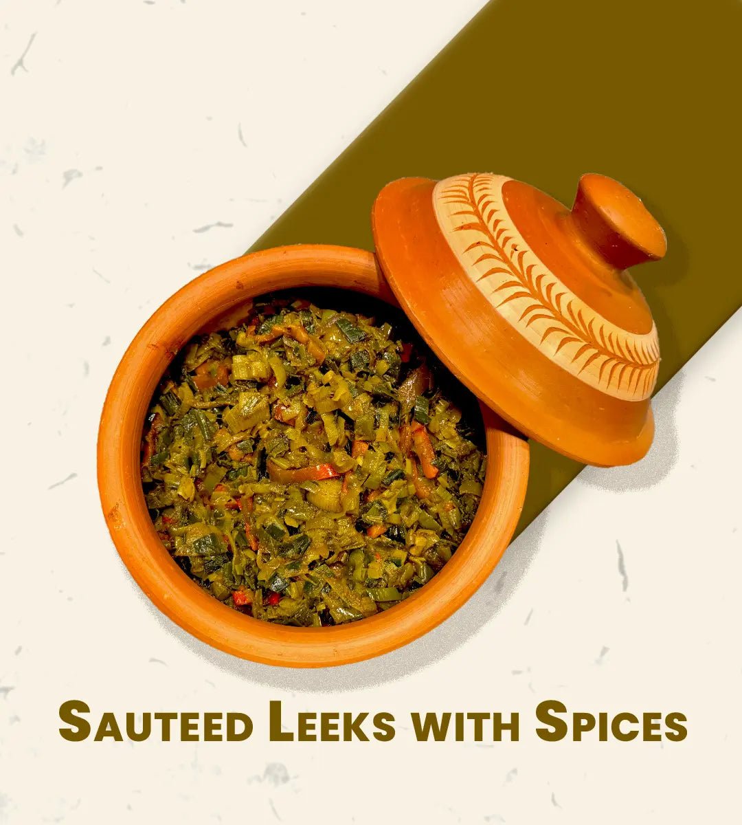 Sautéed Leeks with Spices - Nivartana