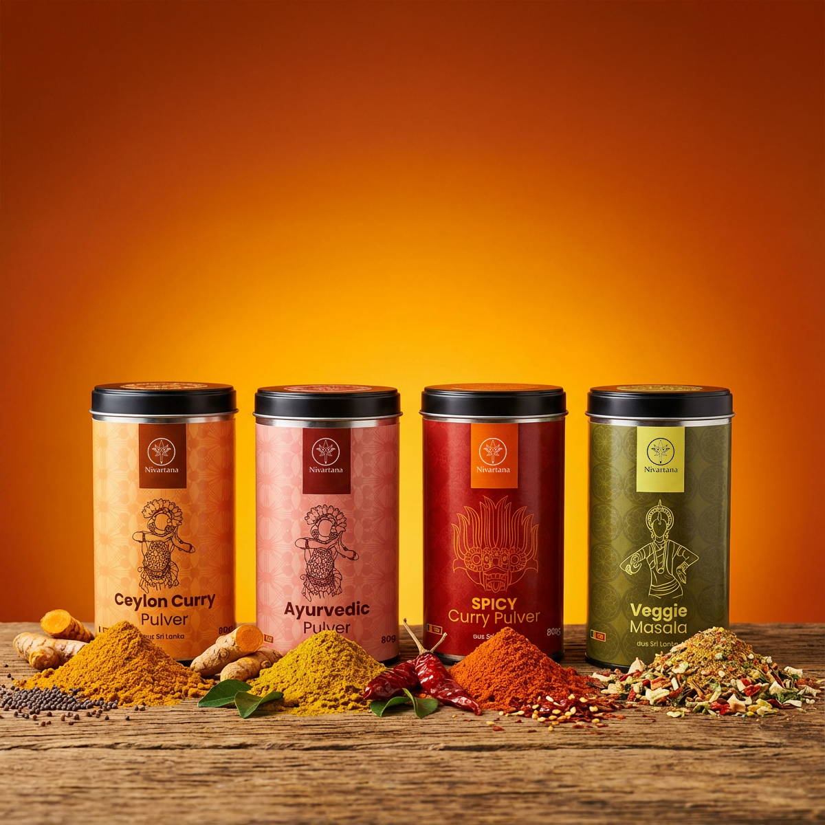 Nivartana Curry Lover Spice Collection