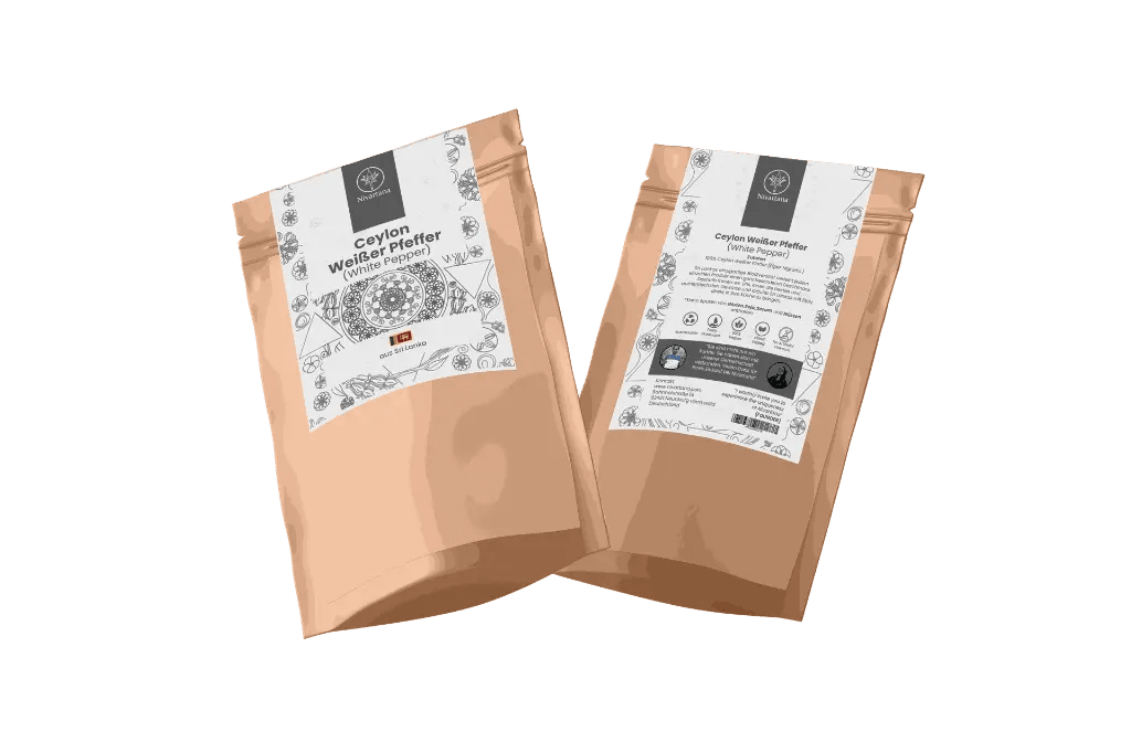 Ceylon White Pepper Whole - Nivartana - 