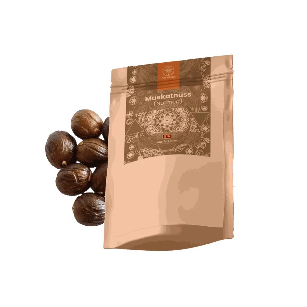 Nutmeg Whole ( With Shell) - Nivartana - 